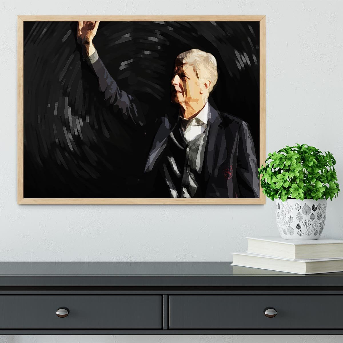 Arsene Wenger Framed Print - Canvas Art Rocks - 4