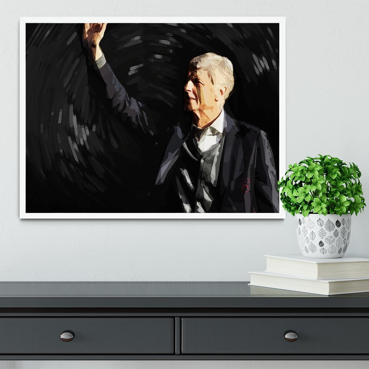 Arsene Wenger Framed Print - Canvas Art Rocks -6