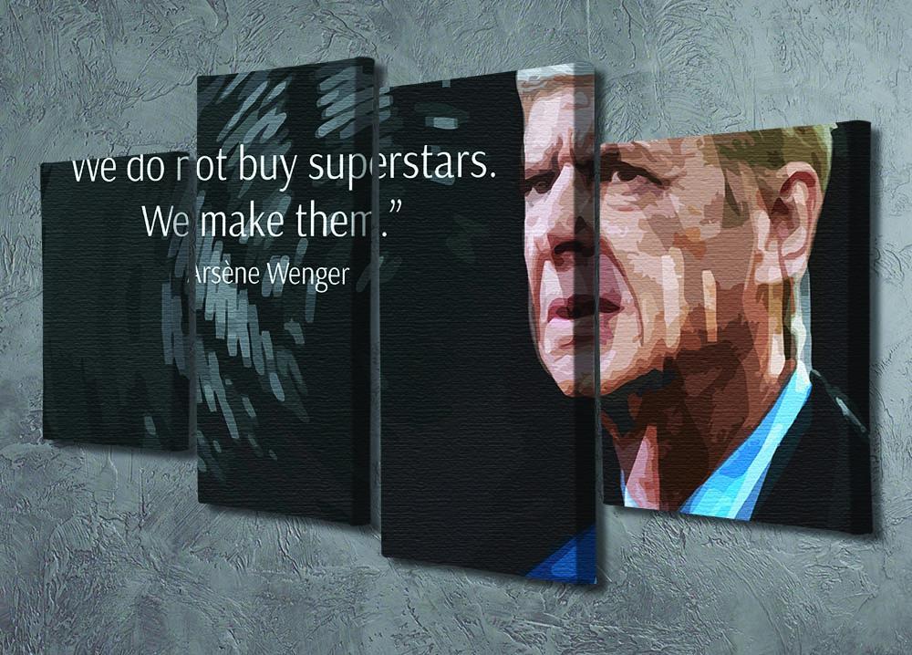 Arsene Wenger Superstars 4 Split Panel Canvas - Canvas Art Rocks - 2