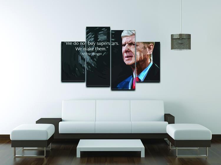 Arsene Wenger Superstars 4 Split Panel Canvas - Canvas Art Rocks - 3