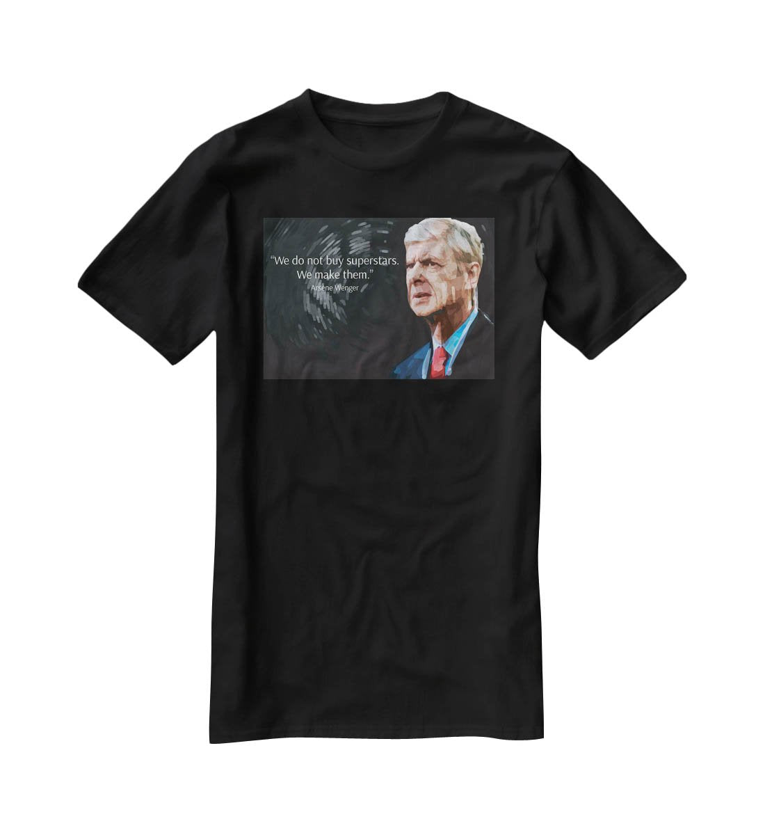 Arsene Wenger Superstars T-Shirt - Canvas Art Rocks - 1