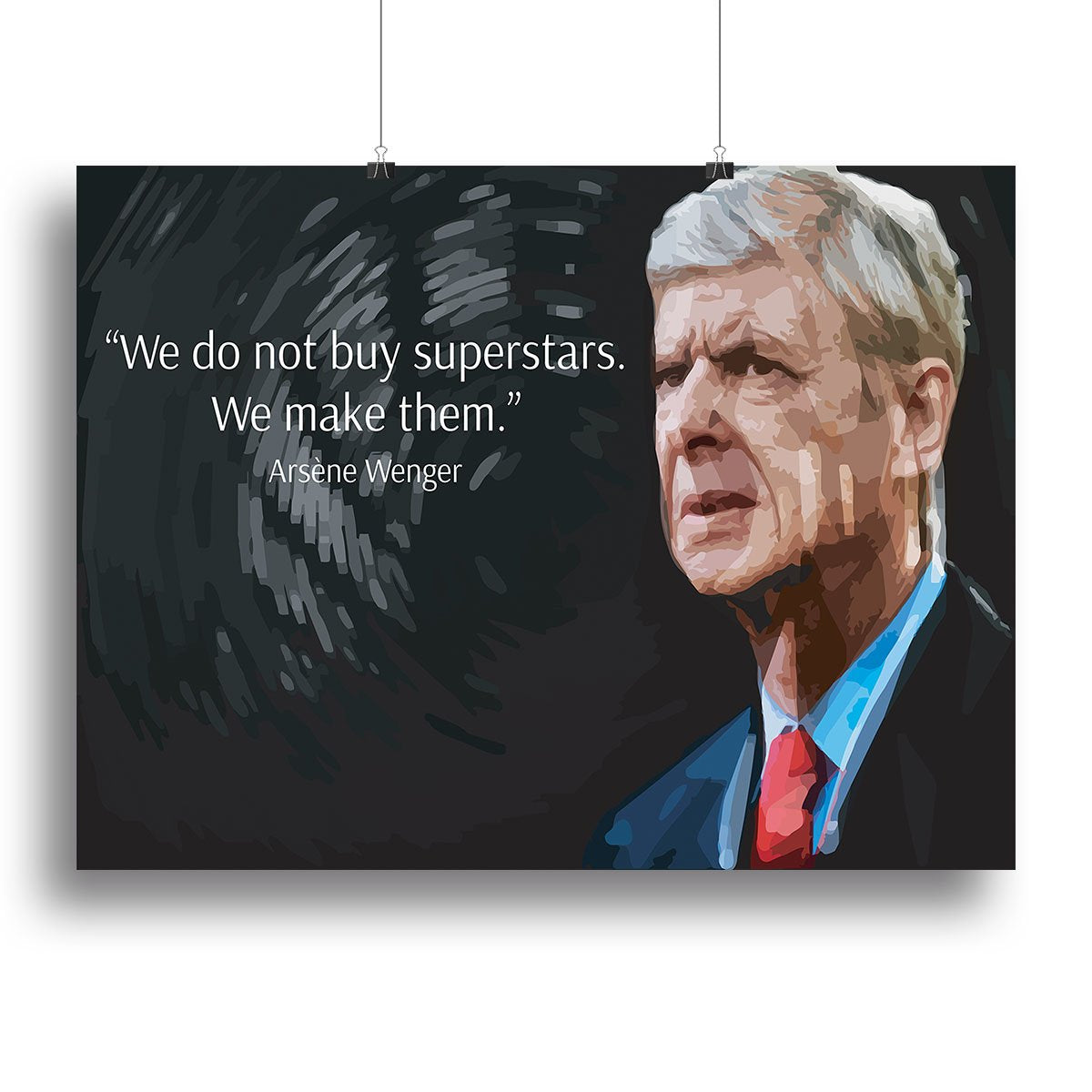 Arsene Wenger Superstars Canvas Print or Poster