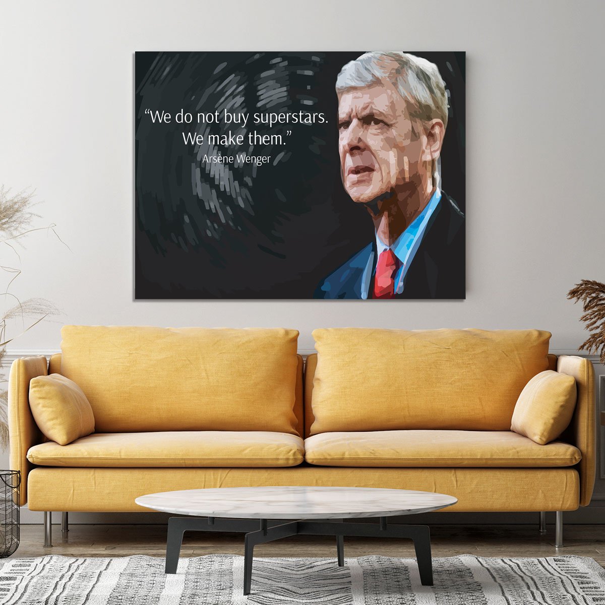 Arsene Wenger Superstars Canvas Print or Poster