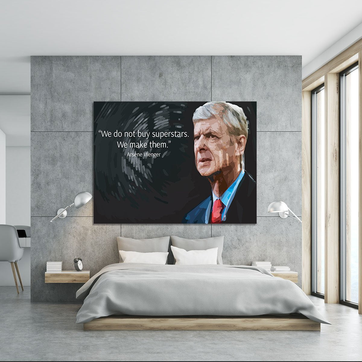Arsene Wenger Superstars Canvas Print or Poster