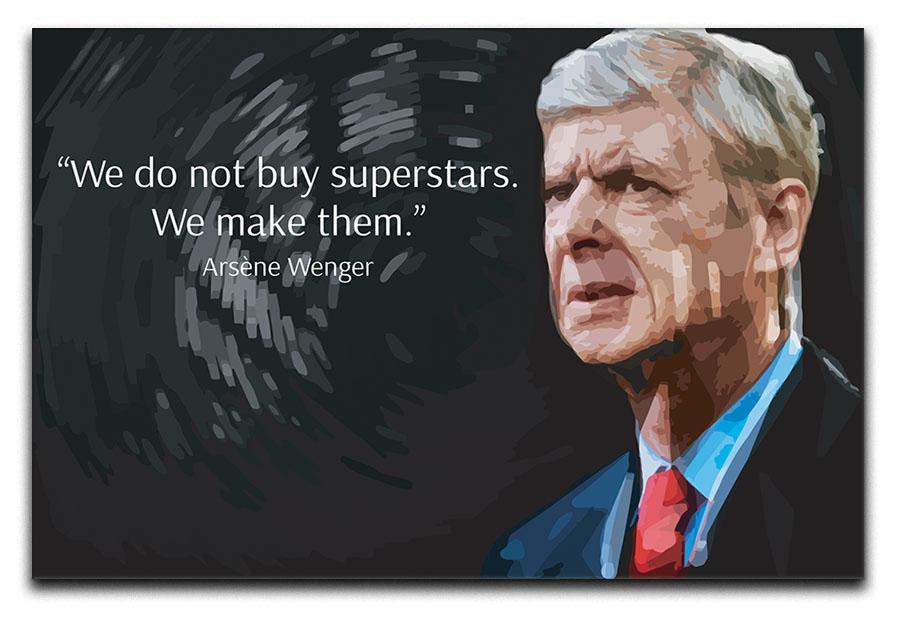 Arsene Wenger Superstars Canvas Print or Poster  - Canvas Art Rocks - 1