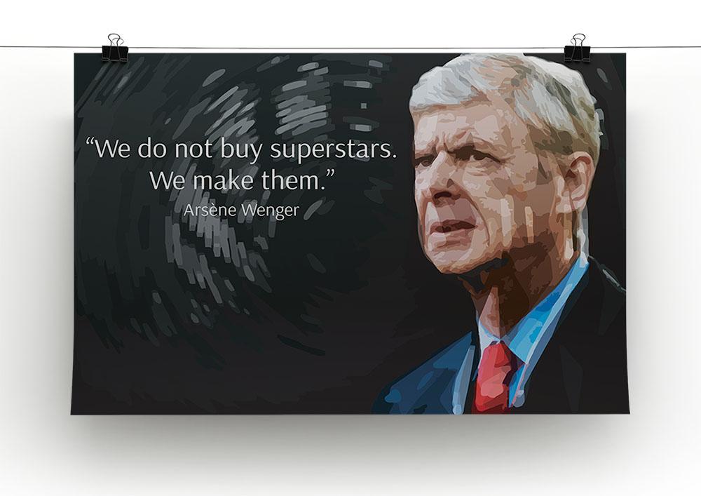 Arsene Wenger Superstars Canvas Print or Poster - Canvas Art Rocks - 2