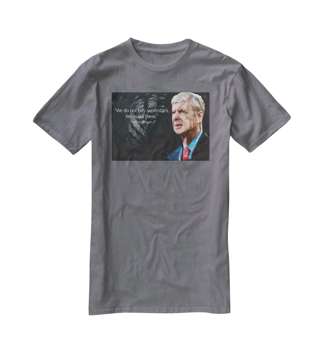 Arsene Wenger Superstars T-Shirt - Canvas Art Rocks - 3