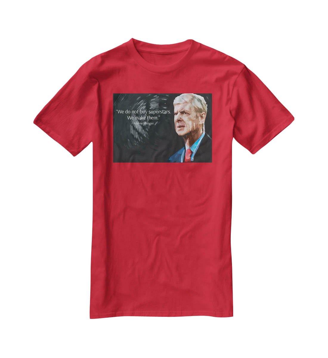 Arsene Wenger Superstars T-Shirt - Canvas Art Rocks - 4