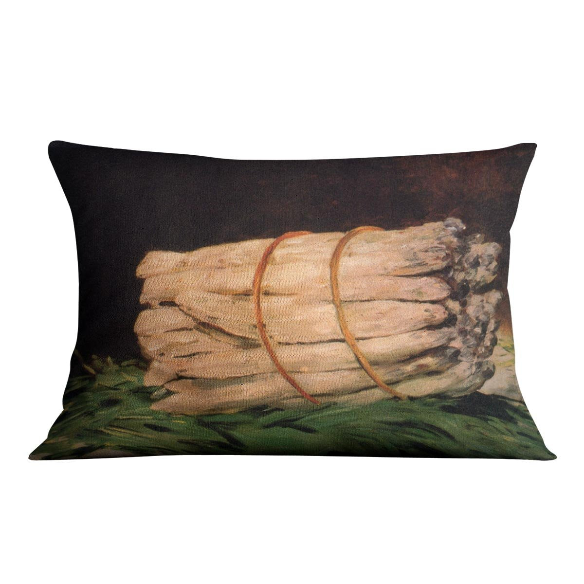 Asperagus by Manet Throw Pillow