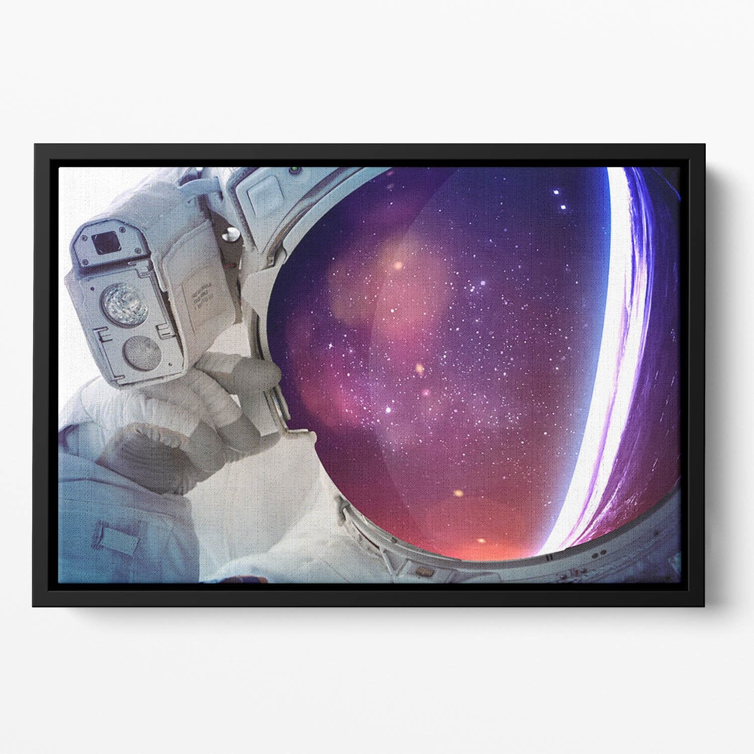 Astronaut Floating Framed Canvas