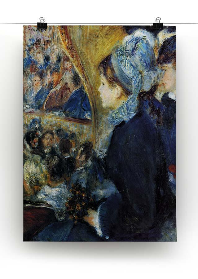 At the theatre by Renoir Canvas Print or Poster - Canvas Art Rocks - 2