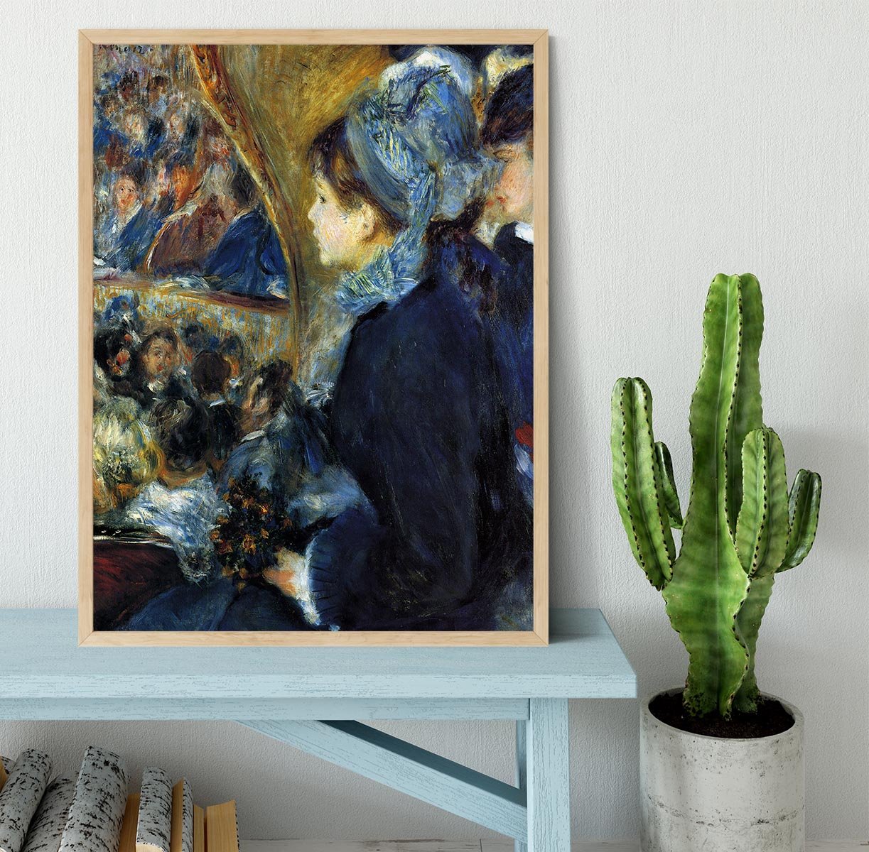 At the theatre by Renoir Framed Print - Canvas Art Rocks - 4