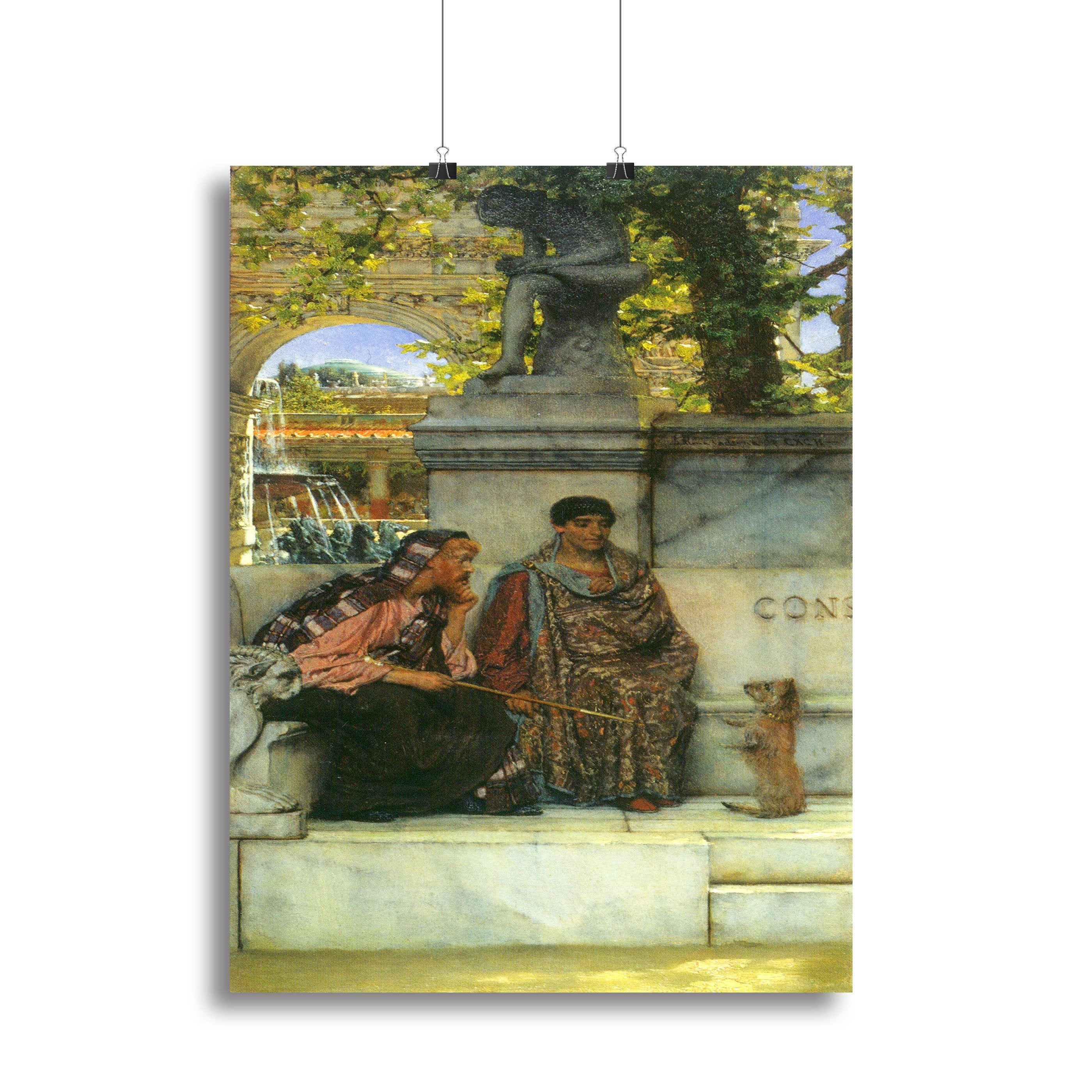At the time of Constantine by Alma Tadema Canvas Print or Poster