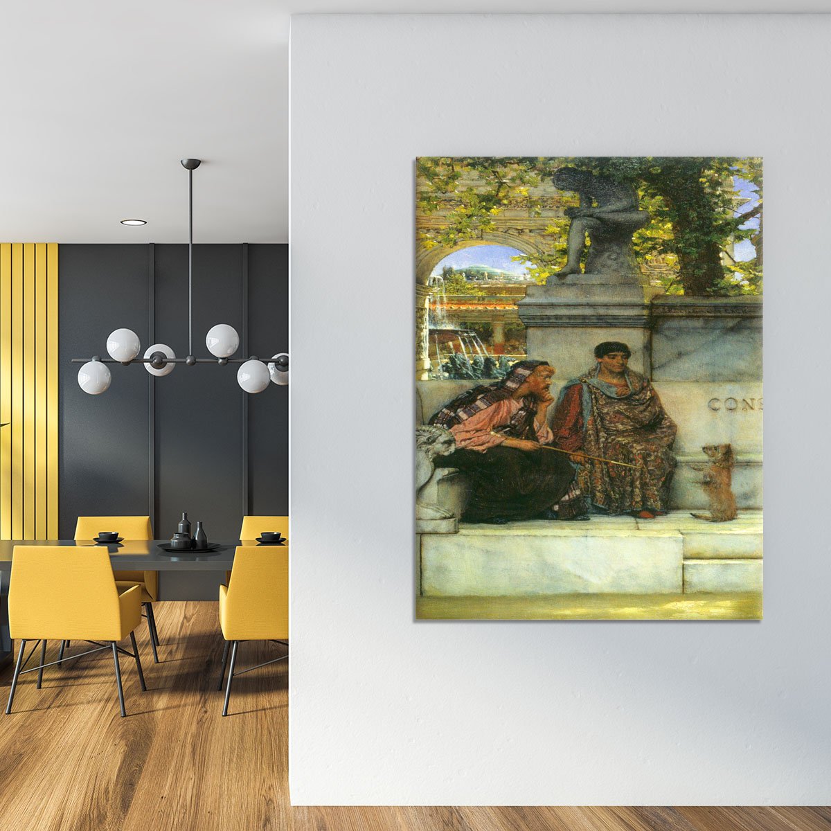 At the time of Constantine by Alma Tadema Canvas Print or Poster