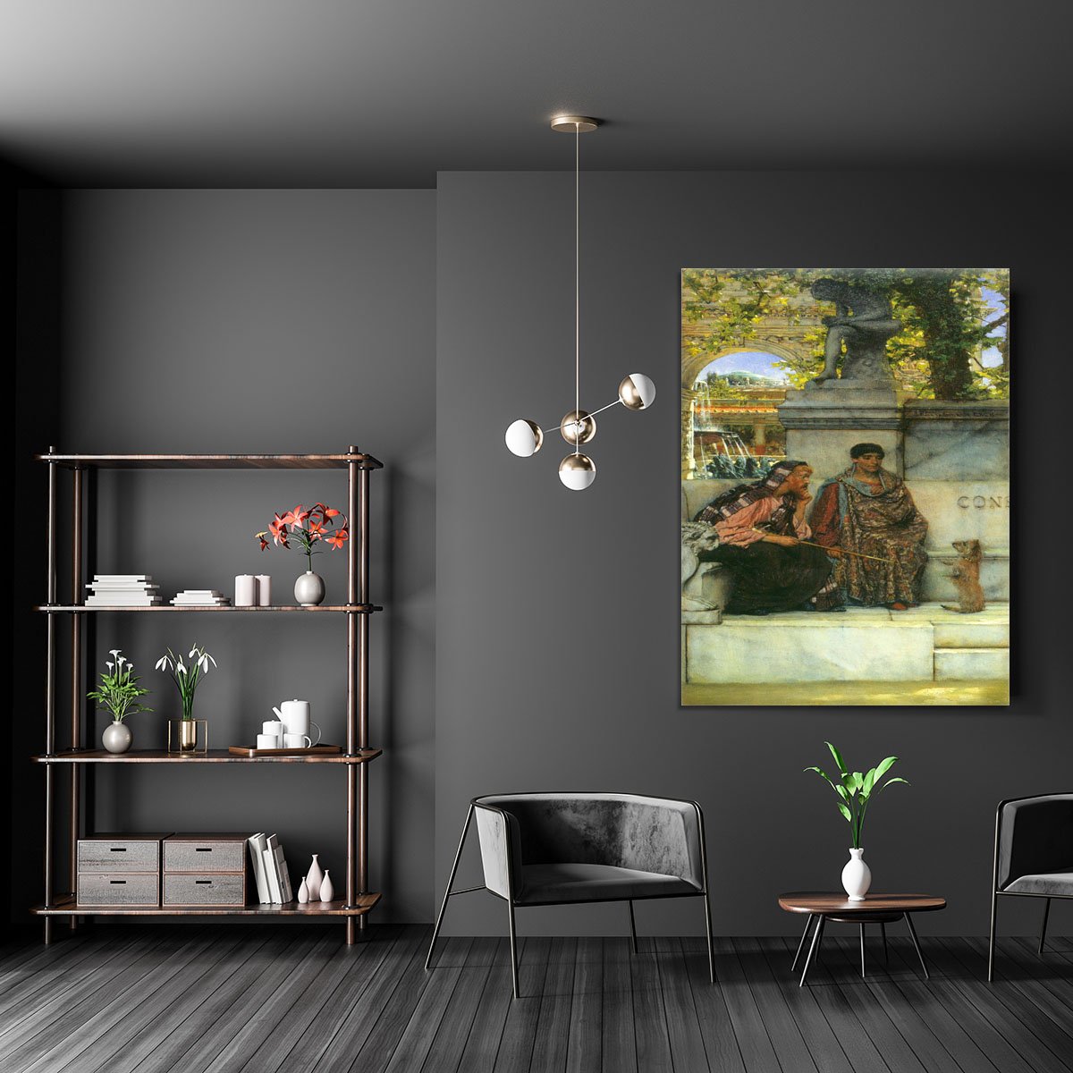 At the time of Constantine by Alma Tadema Canvas Print or Poster