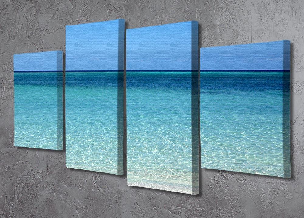 Atlantic Ocean 4 Split Panel Canvas - Canvas Art Rocks - 2