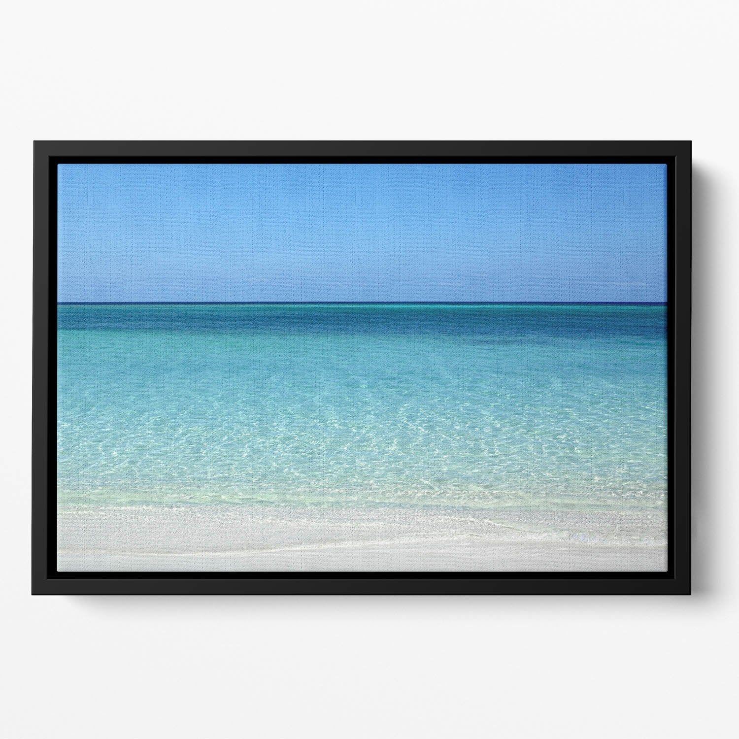 Atlantic Ocean Floating Framed Canvas