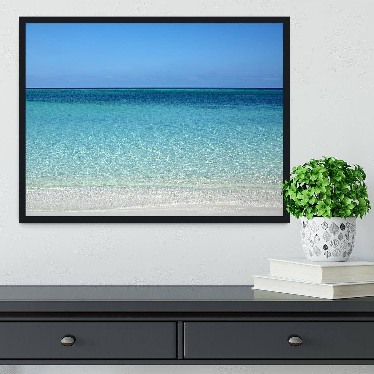 Atlantic Ocean Framed Print - Canvas Art Rocks - 2