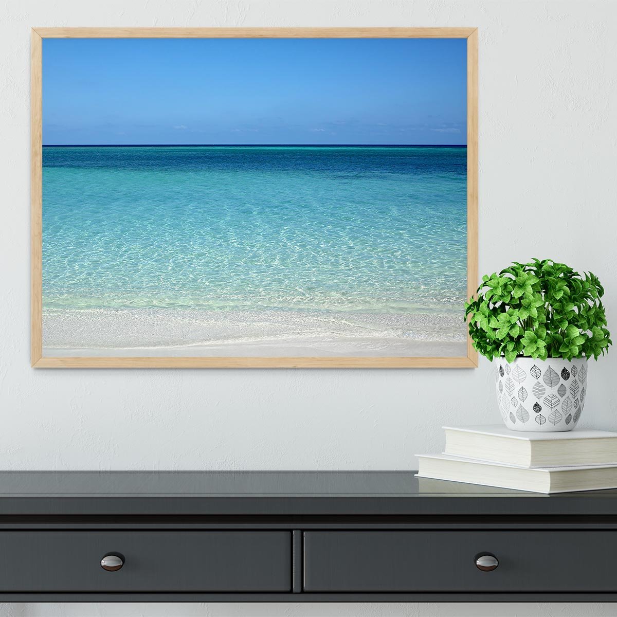 Atlantic Ocean Framed Print - Canvas Art Rocks - 4