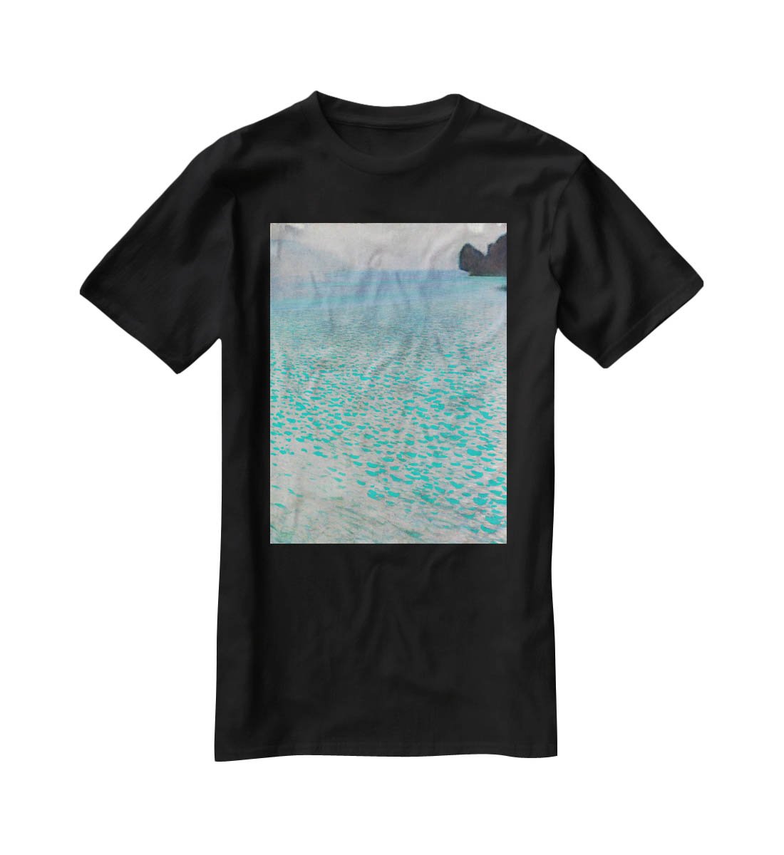 Attersee by Klimt T-Shirt - Canvas Art Rocks - 1