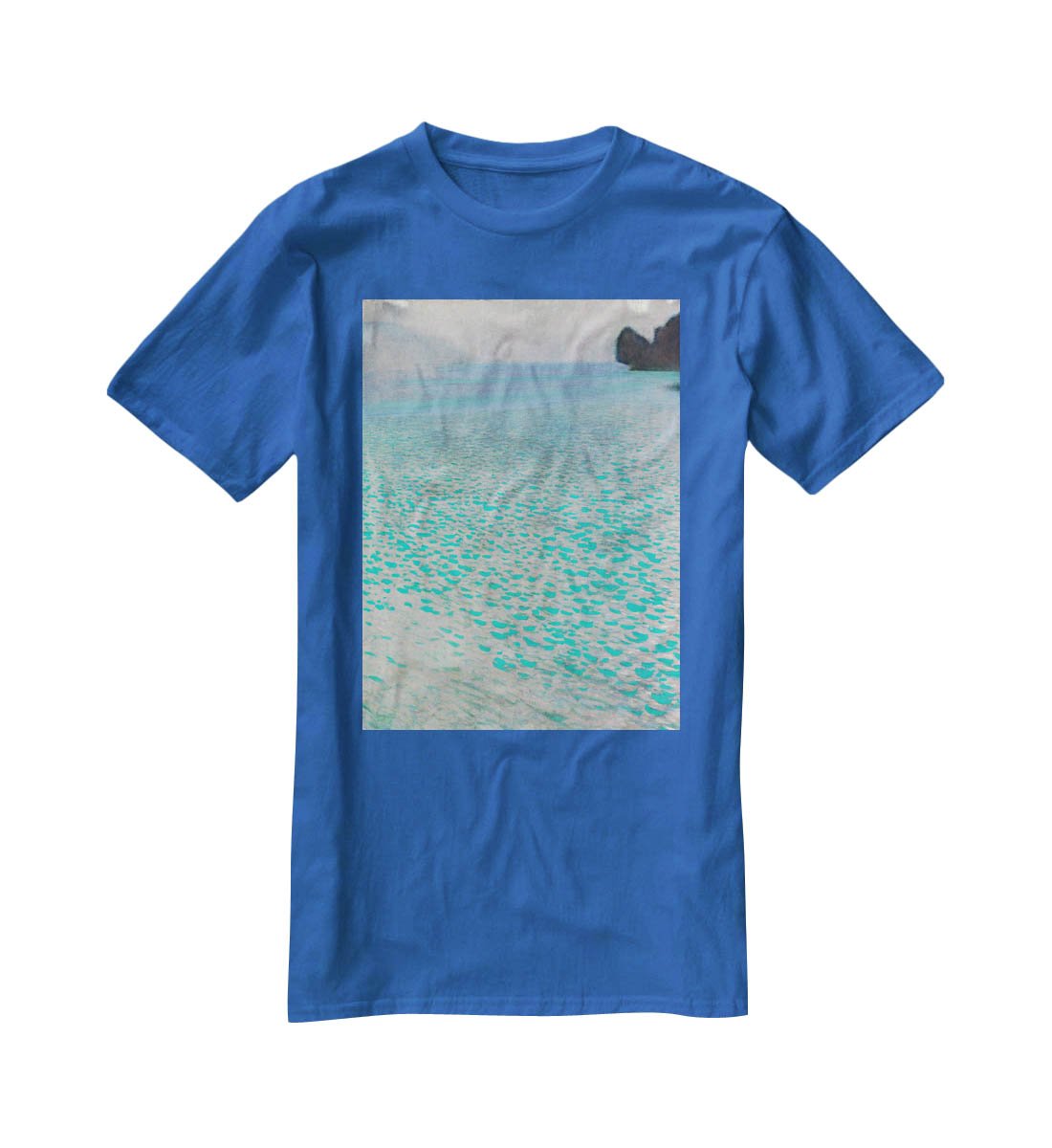 Attersee by Klimt T-Shirt - Canvas Art Rocks - 2