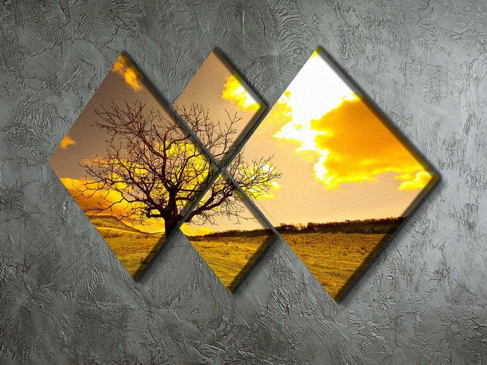 Autumn 4 Square Multi Panel Canvas  - Canvas Art Rocks - 2