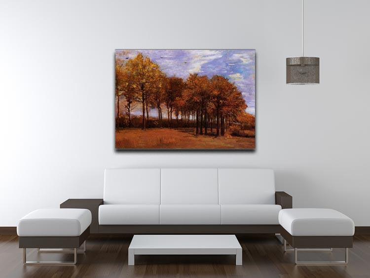 Autumn Landscape by Van Gogh Canvas Print & Poster - Canvas Art Rocks - 4