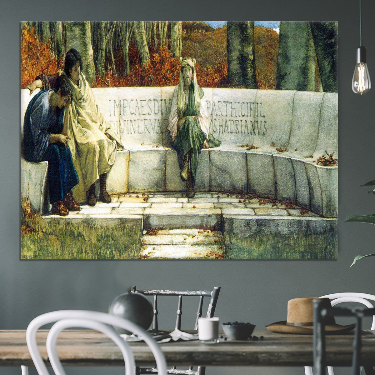 Autumn detail by Alma Tadema Canvas Print or Poster