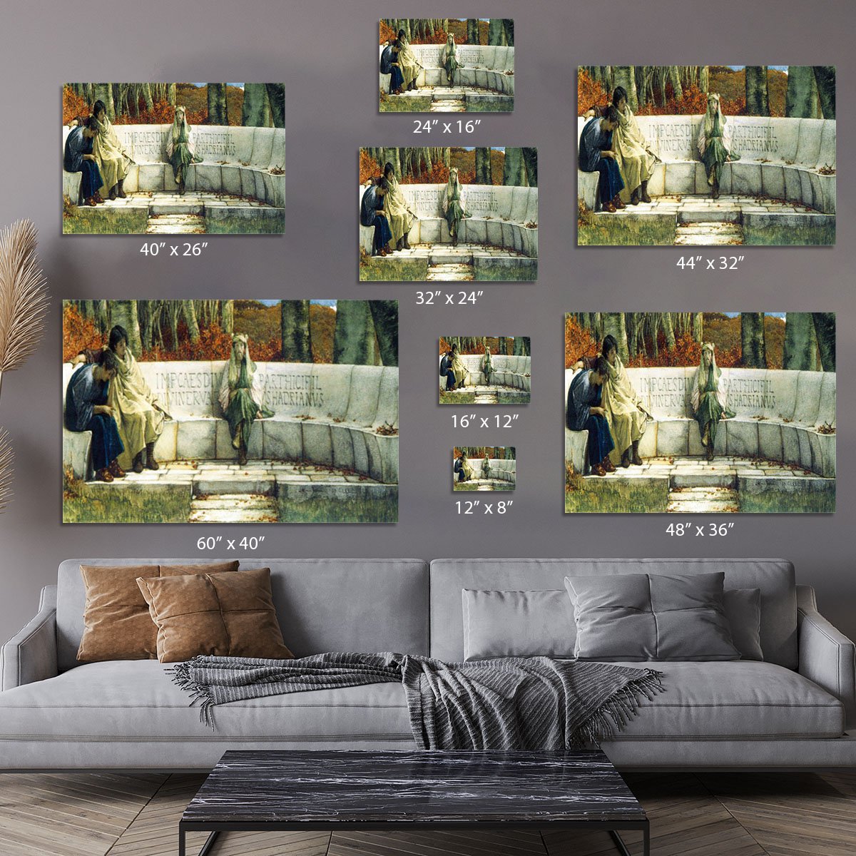 Autumn detail by Alma Tadema Canvas Print or Poster