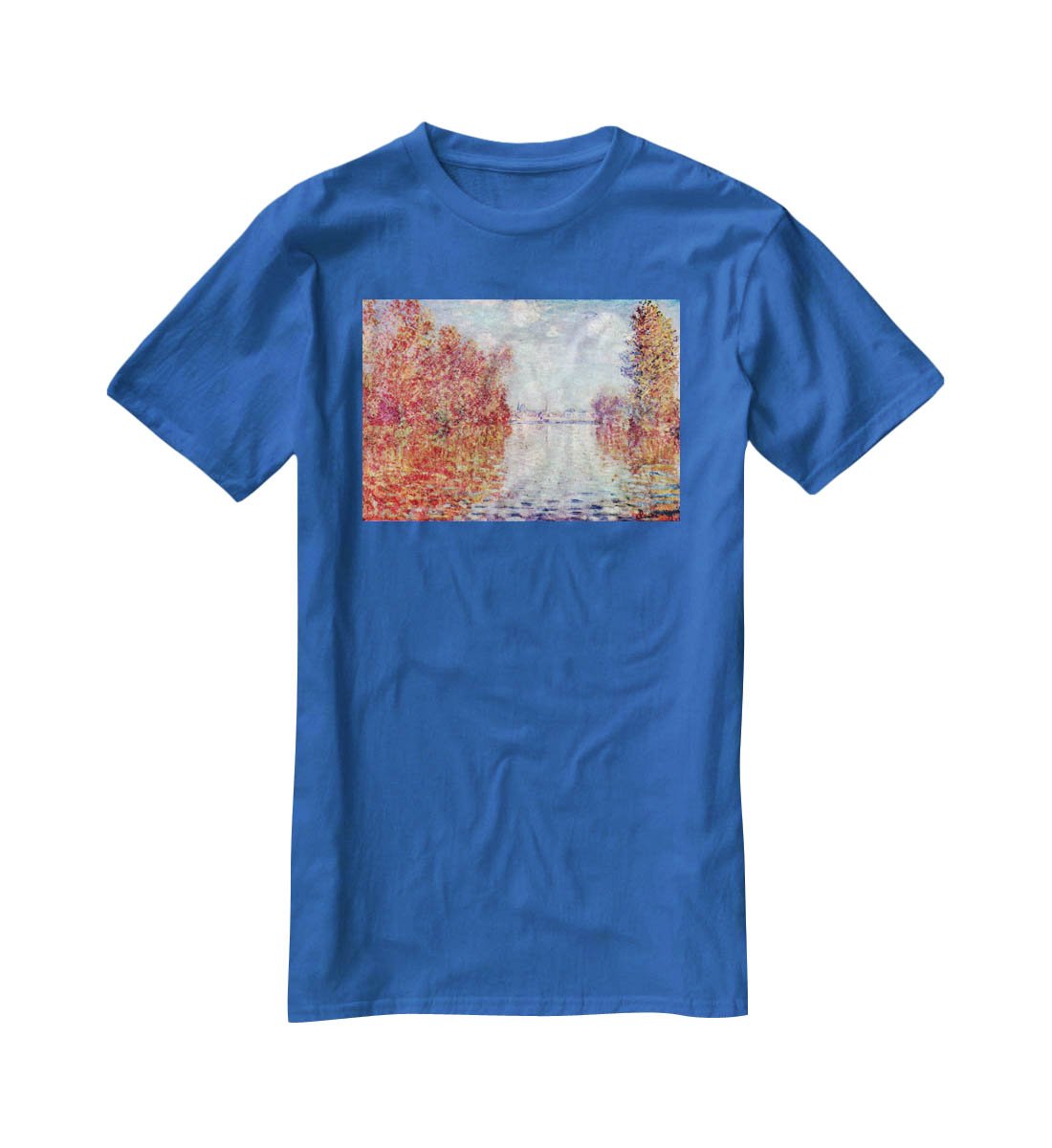 Autumn in Argenteuil by Monet T-Shirt - Canvas Art Rocks - 2