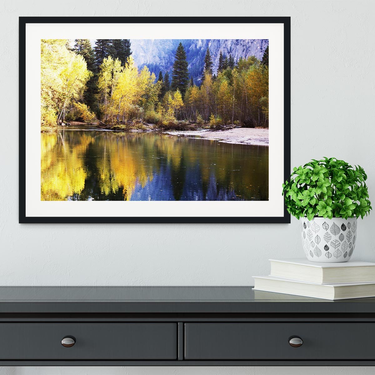 Autumn scene Framed Print - Canvas Art Rocks - 1