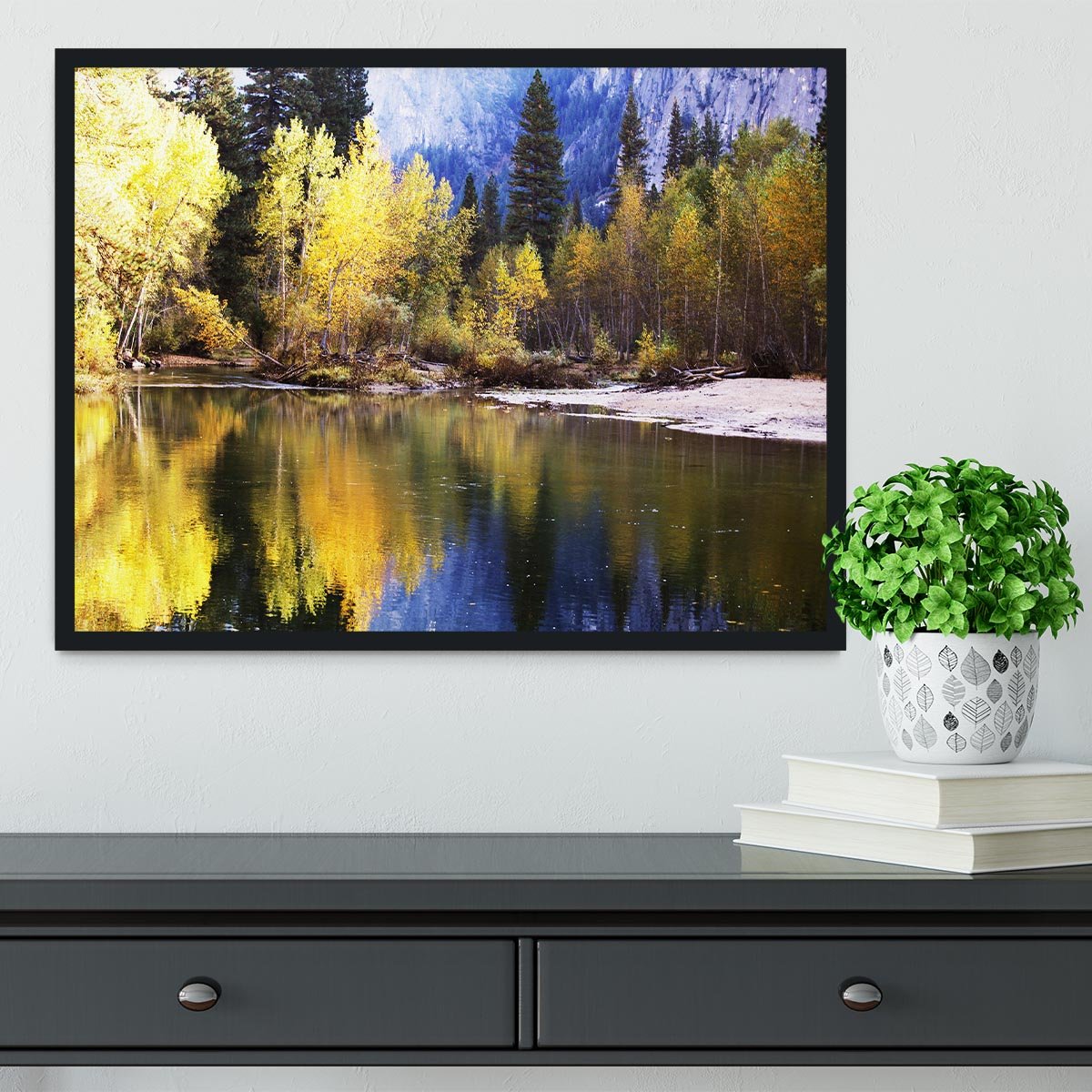 Autumn scene Framed Print - Canvas Art Rocks - 2