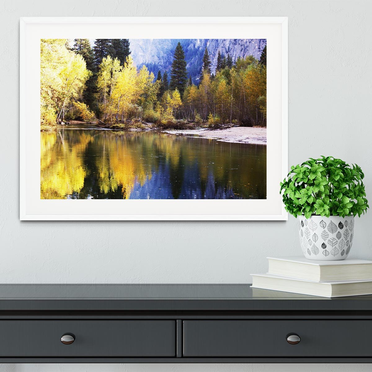 Autumn scene Framed Print - Canvas Art Rocks - 5