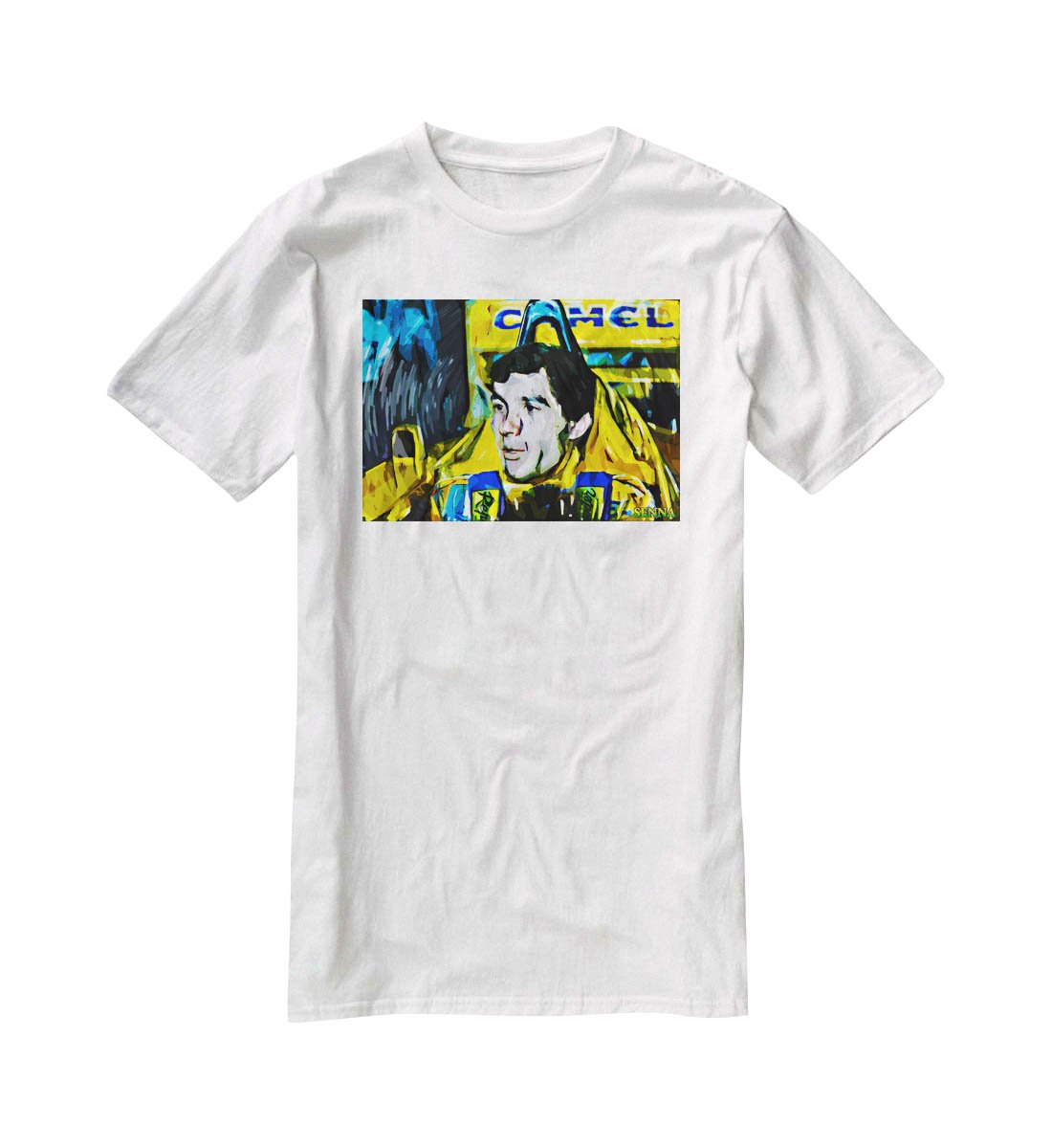 Ayrton Senna T-Shirt - Canvas Art Rocks - 5