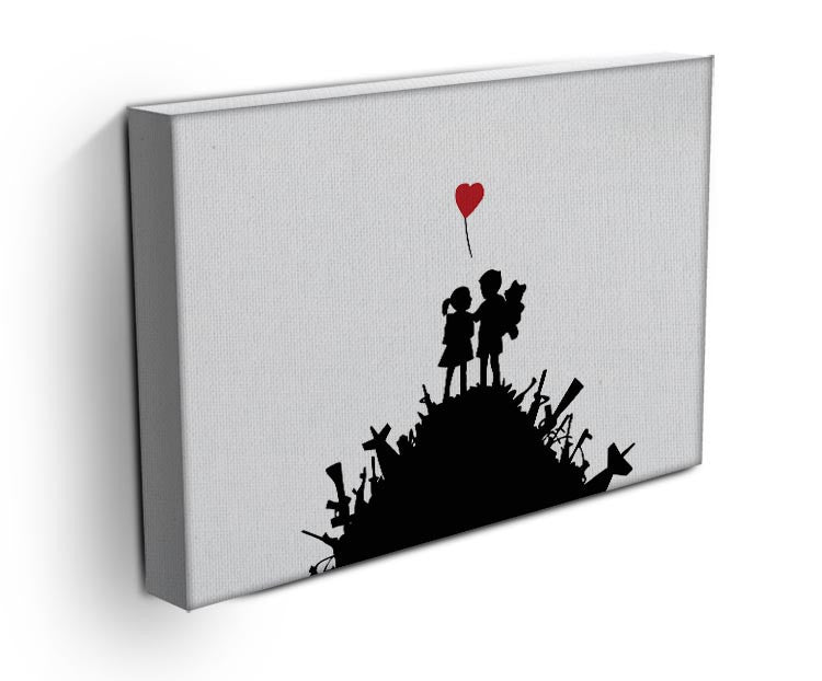 Banksy Kids on Gun Hill Print - Canvas Art Rocks - 3