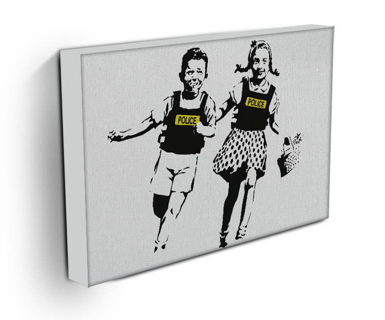 Banksy Police Kids Print - Canvas Art Rocks - 3