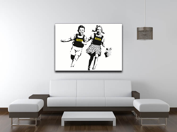 Banksy Police Kids Print - Canvas Art Rocks - 4