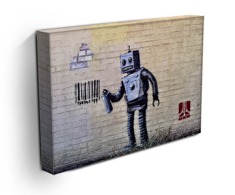 Banksy Robot Print - Canvas Art Rocks - 3