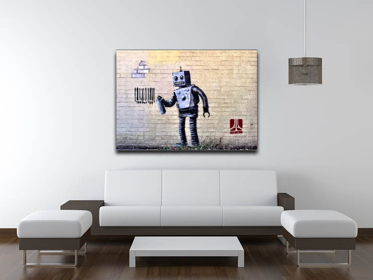 Banksy Robot Print - Canvas Art Rocks - 4