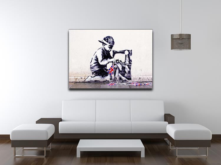 Banksy Slave Labour Print - Canvas Art Rocks - 4