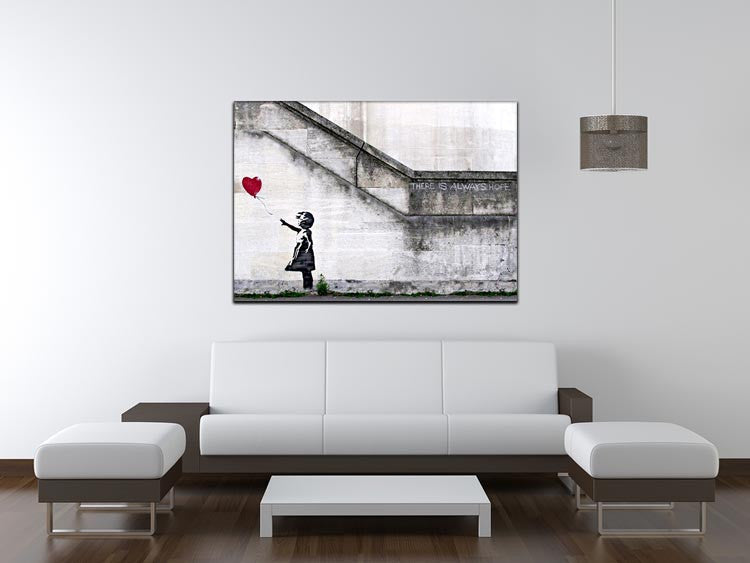Banksy There is Always Hope Print - Canvas Art Rocks - 4