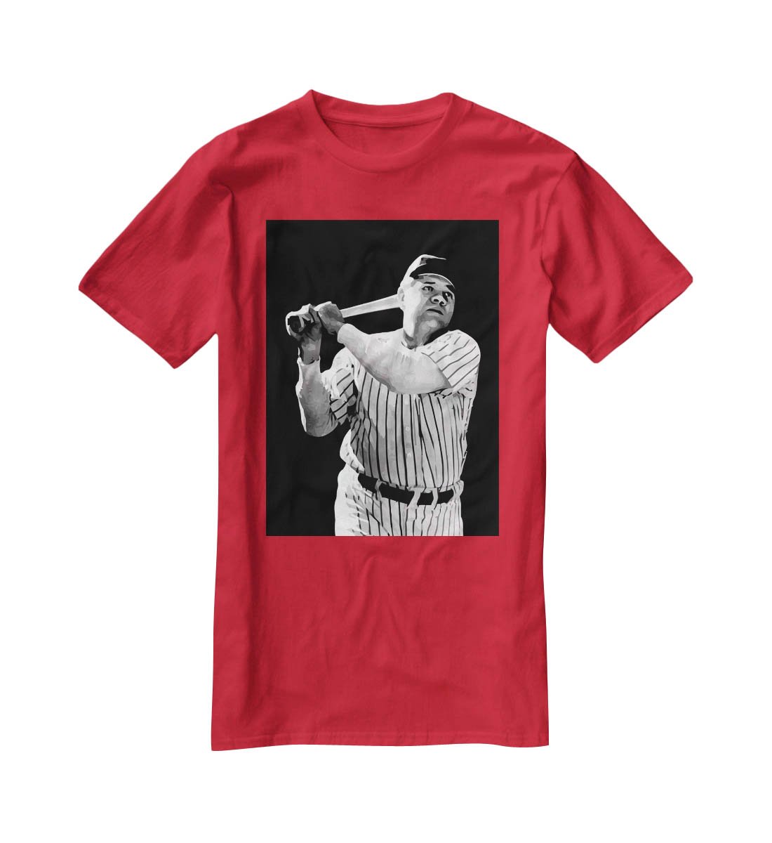 Babe Ruth T-Shirt - Canvas Art Rocks - 4