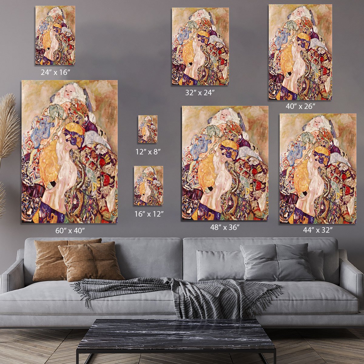 Baby by Klimt Canvas Print or Poster