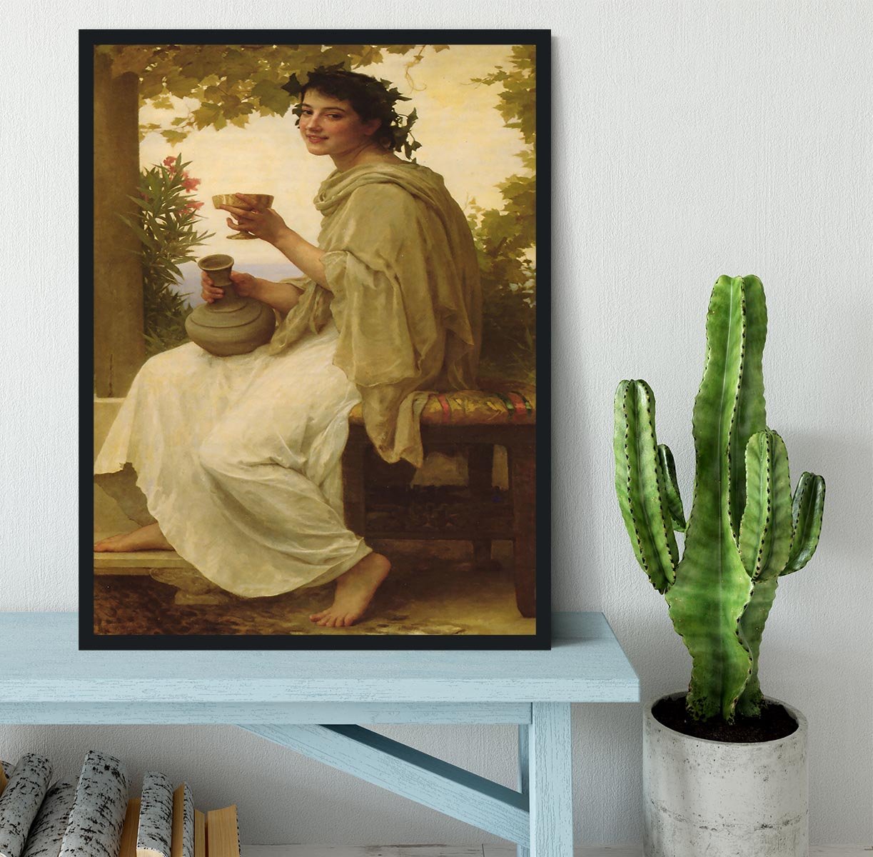 Bacchante By Bouguereau Framed Print - Canvas Art Rocks - 2