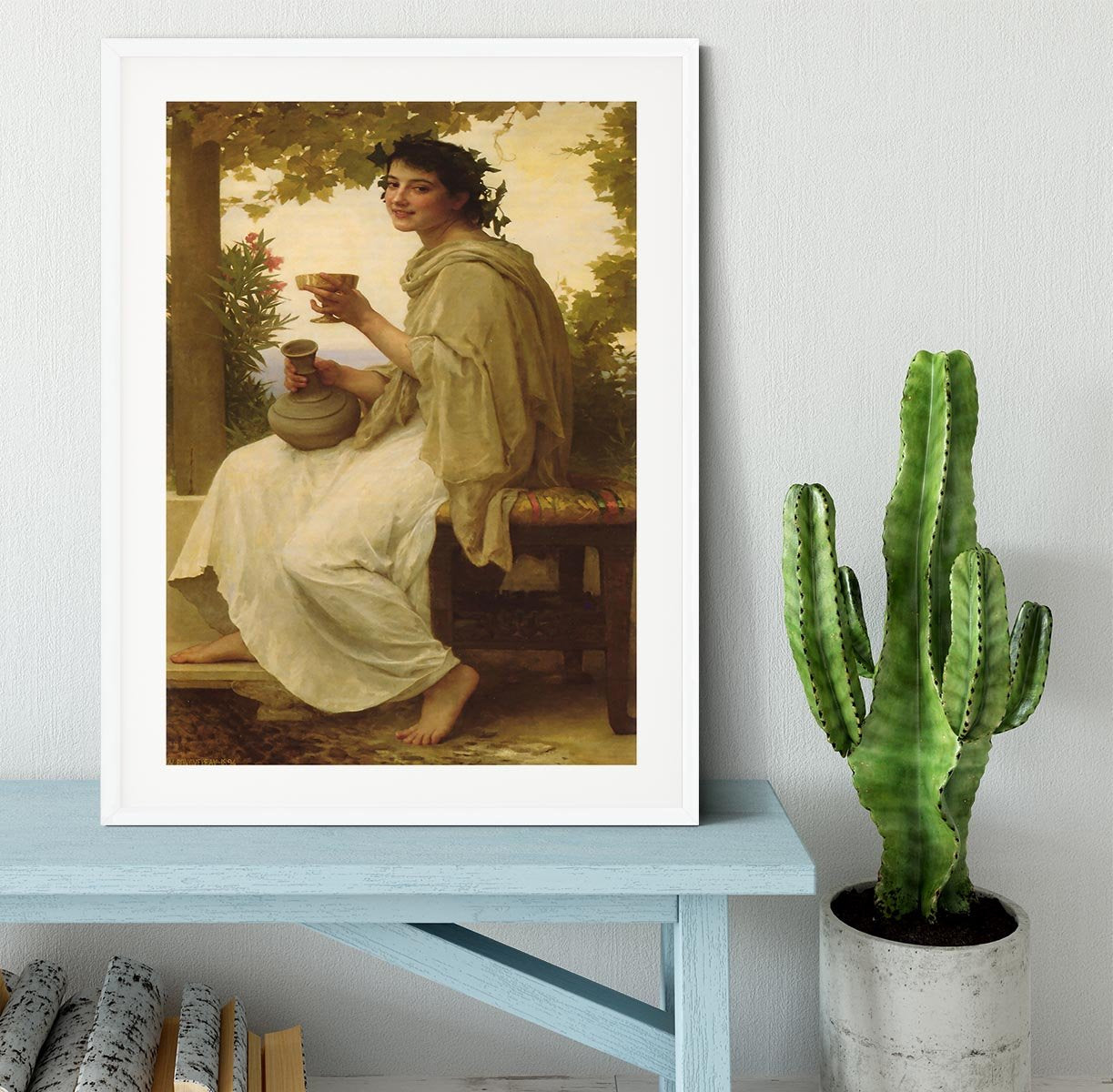 Bacchante By Bouguereau Framed Print - Canvas Art Rocks - 5
