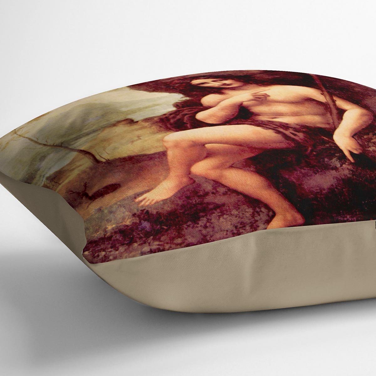 Bacchus by Da Vinci Throw Pillow