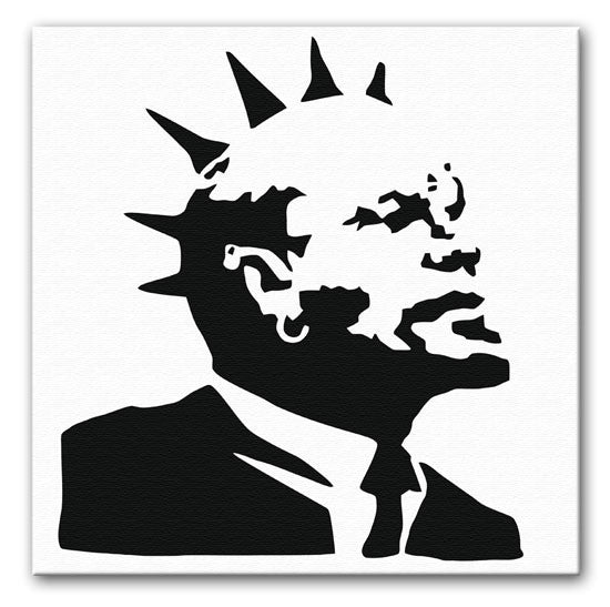 Banksy Lenin Punk Print - Canvas Art Rocks