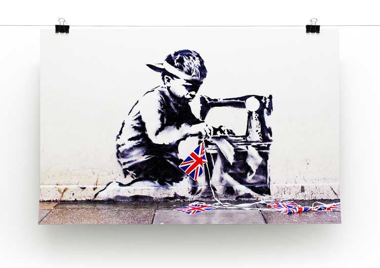 Banksy Slave Labour Print - Canvas Art Rocks - 2