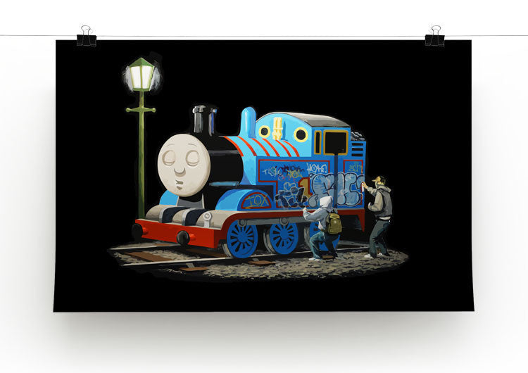 Banksy Thomas the Tank Engine Print - Canvas Art Rocks - 2