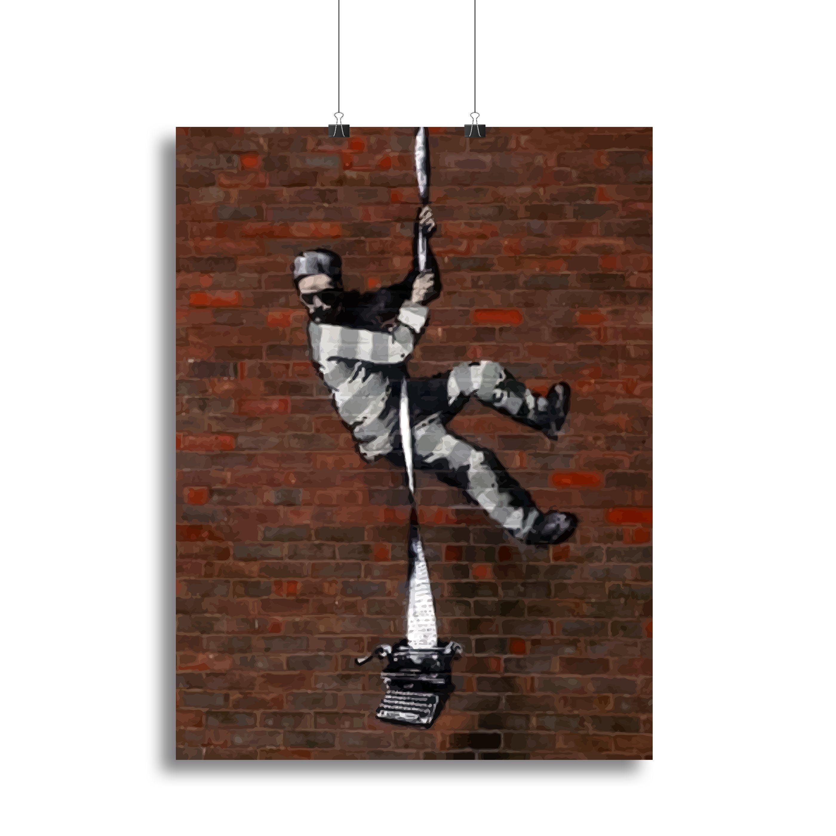 Banksy Escaping Prisoner Canvas Print or Poster